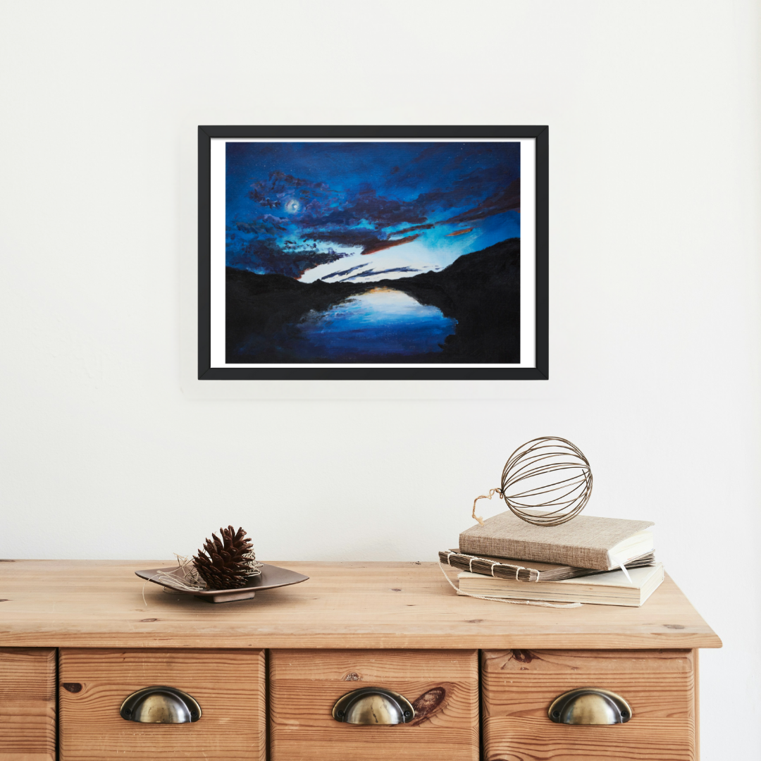 Revelstoke Mountain Landscape Print: Snowy Peaks and Alpine Adventure Art