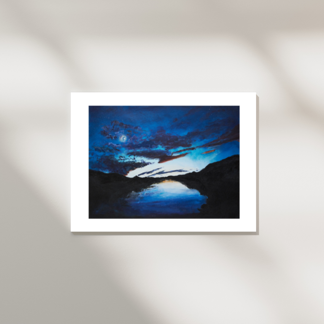 Revelstoke Mountain Landscape Print: Snowy Peaks and Alpine Adventure Art