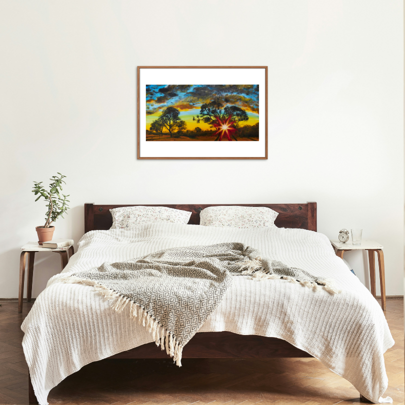 Mansfield Sunset: Australian Landscape Print - High Country Evening