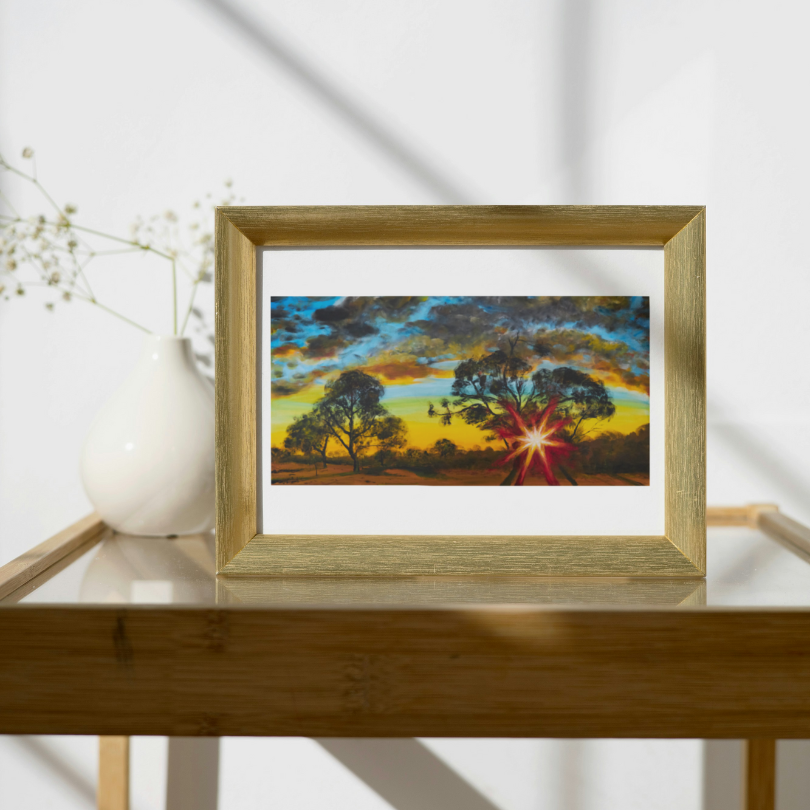 Mansfield Sunset: Australian Landscape Print - High Country Evening